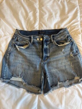 Judy Blue Distressed Denim Shorts 1X